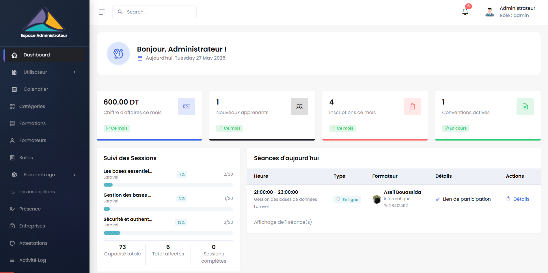 Calendar Module